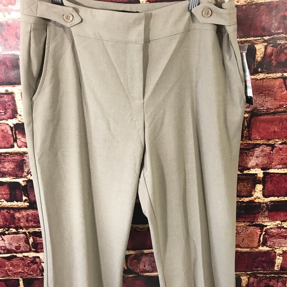 INC pants size 10 Santiago Washable taupe NEW